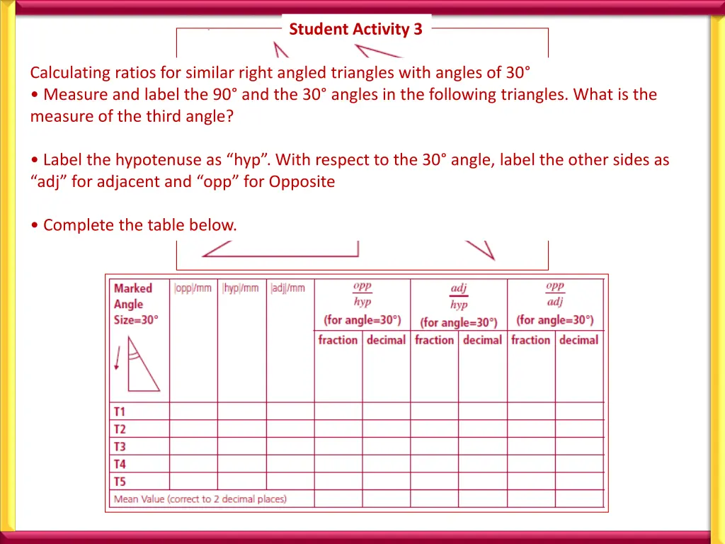 student activity 3