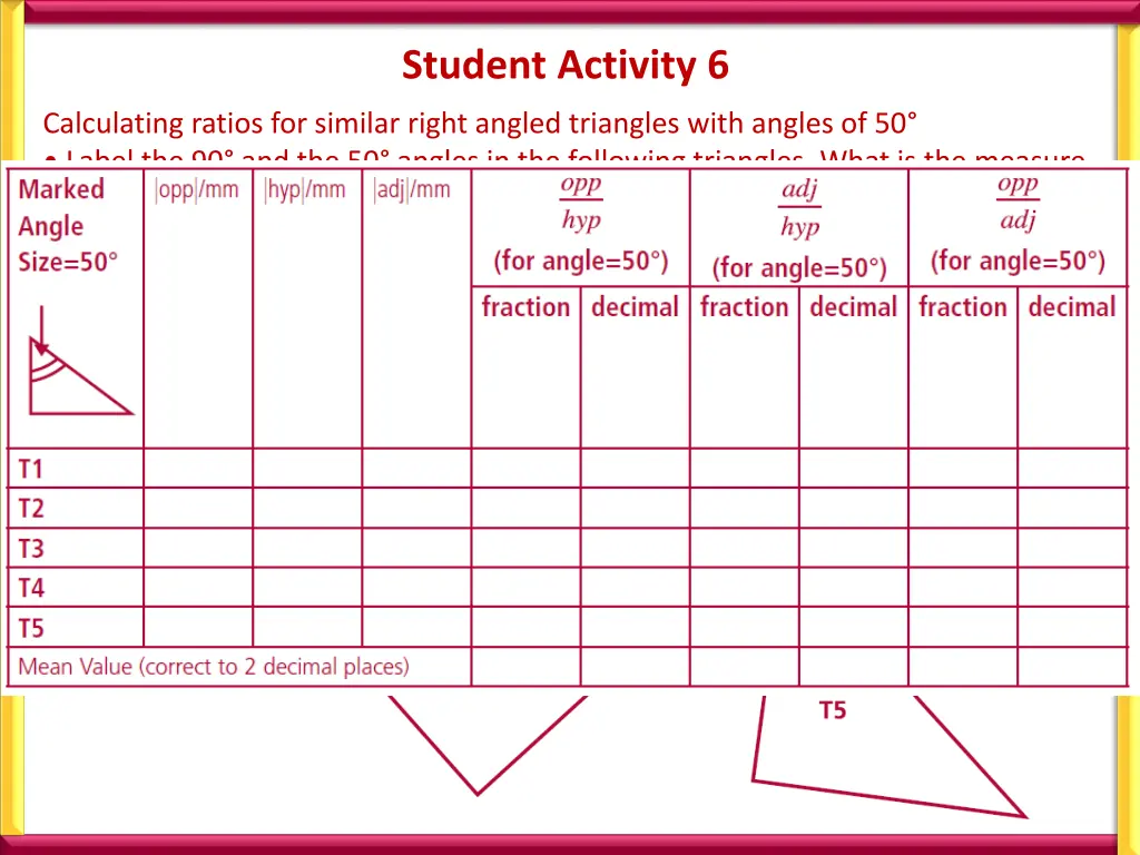 student activity 6