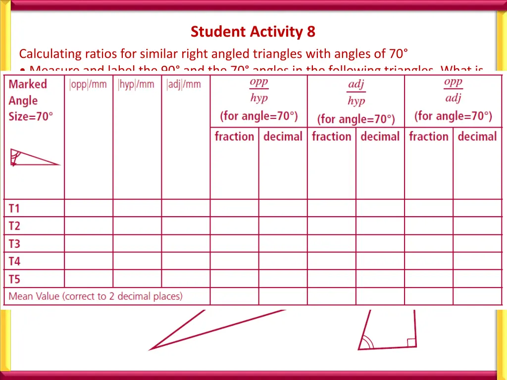 student activity 8