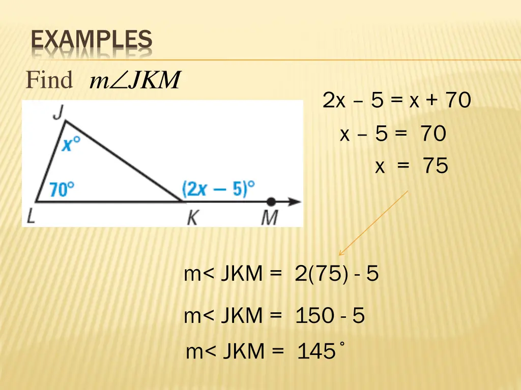 examples find m jkm