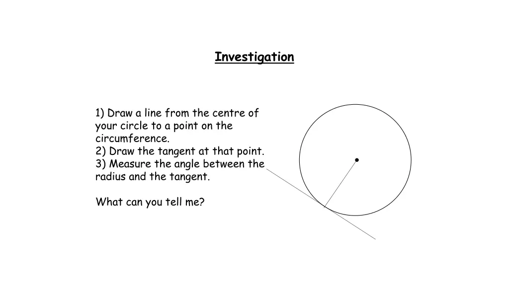 investigation