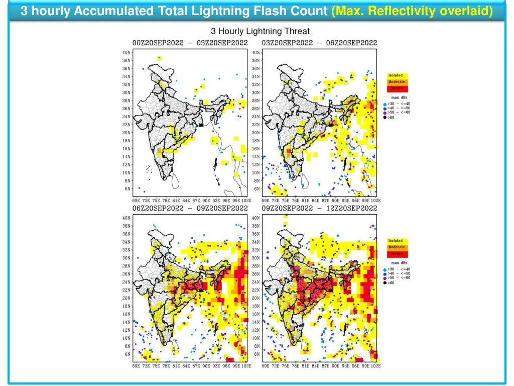 3 hourly accumulated total lightning flash count