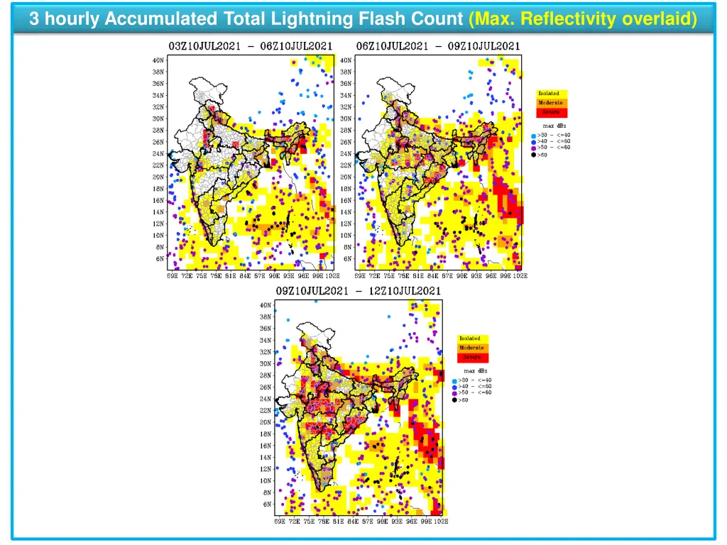 3 hourly accumulated total lightning flash count 3