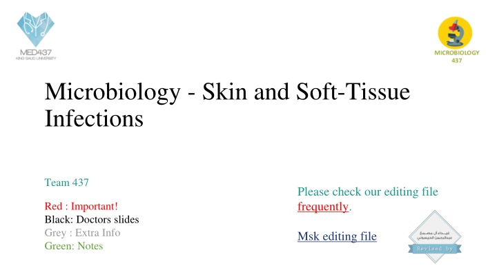 microbiology skin and soft tissue infections