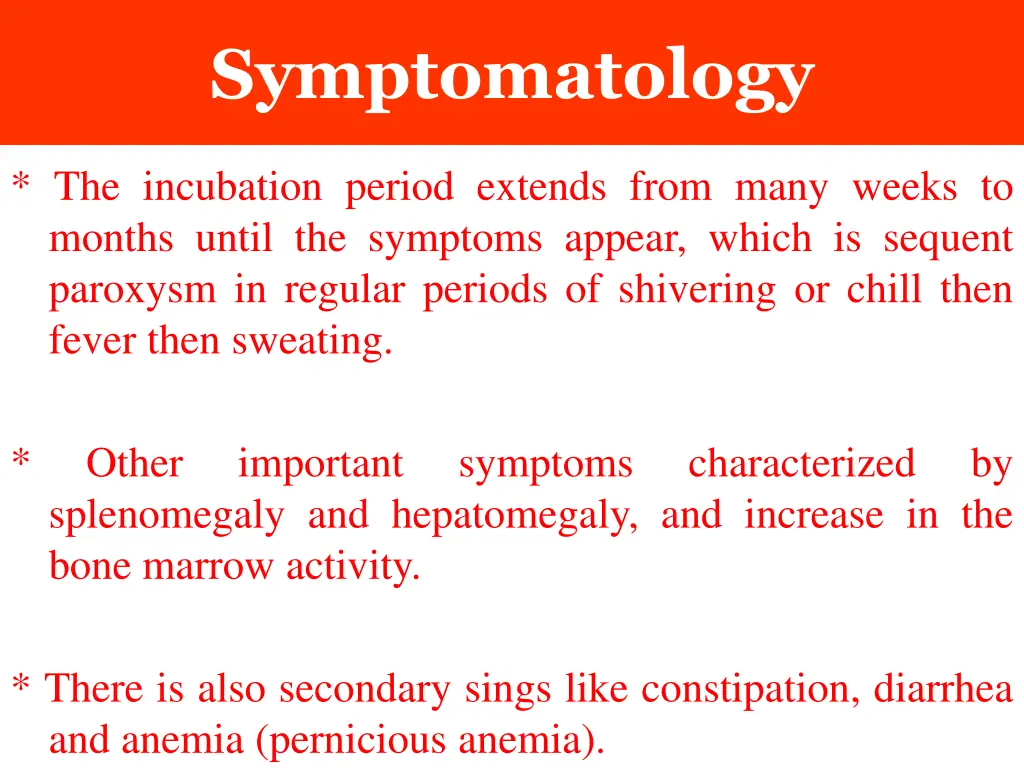 symptomatology