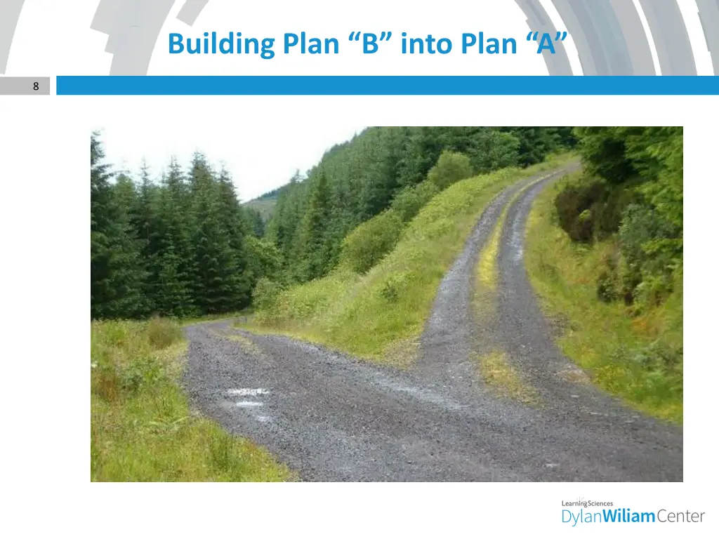 building plan b into plan a