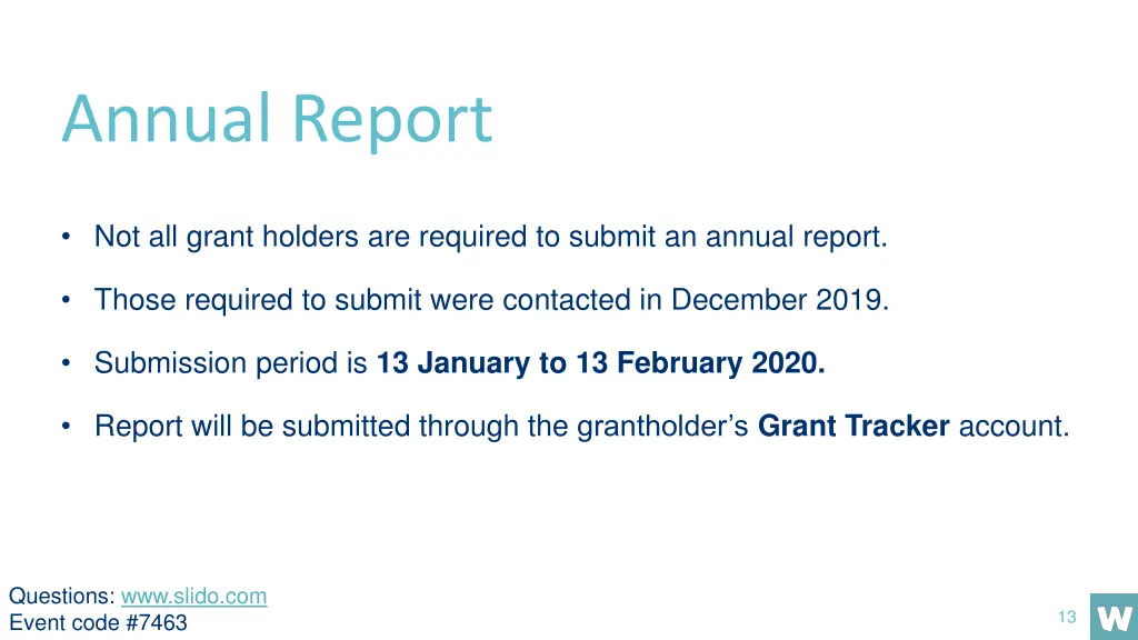 annual report