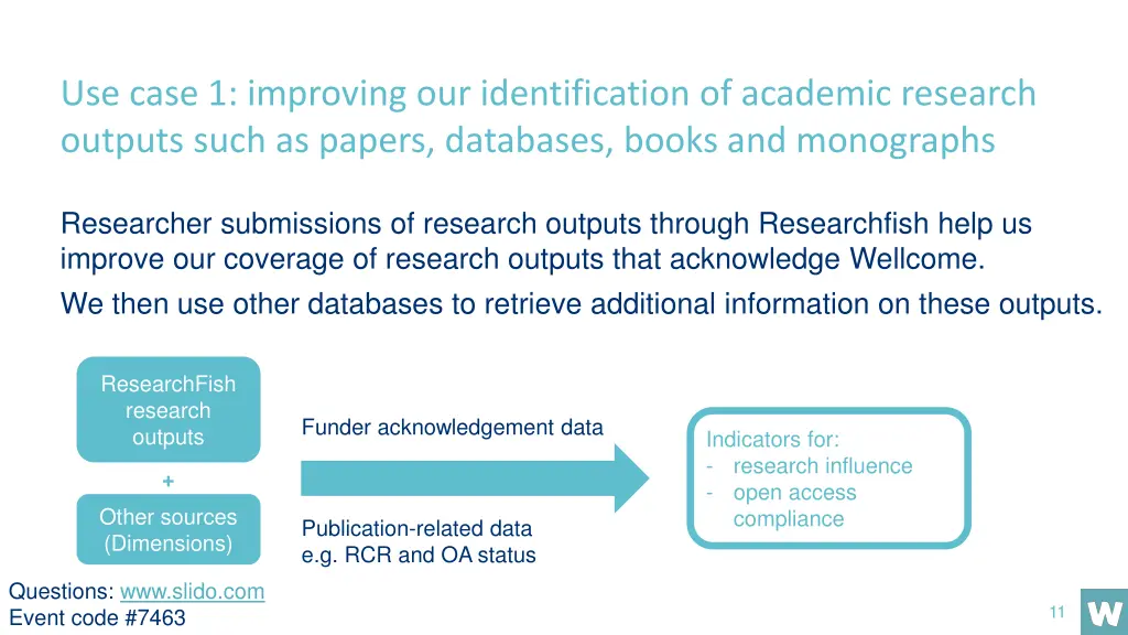 use case 1 improving our identification