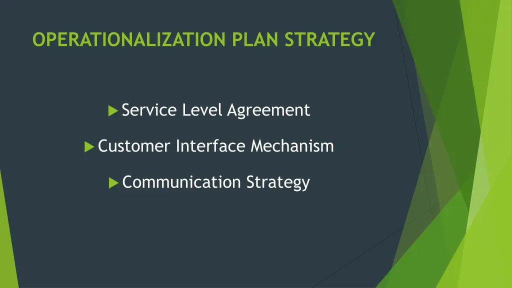 operationalization plan strategy