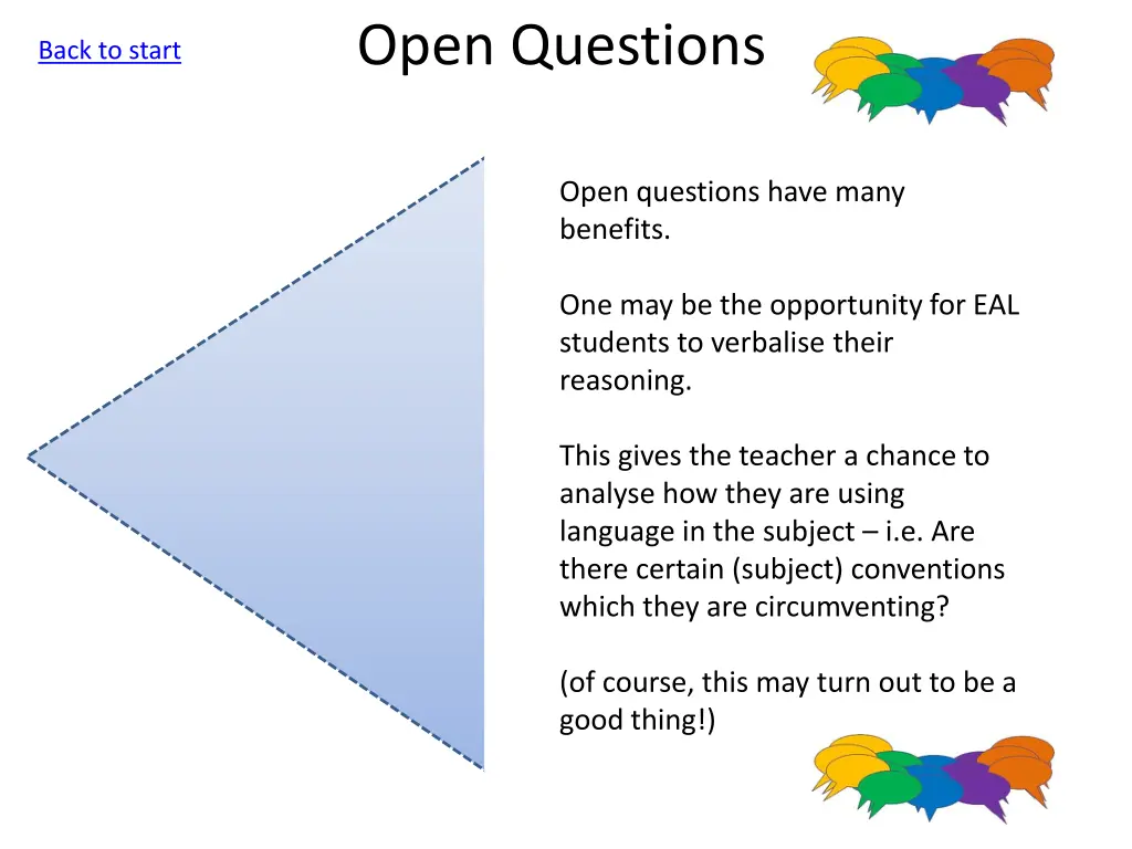 open questions