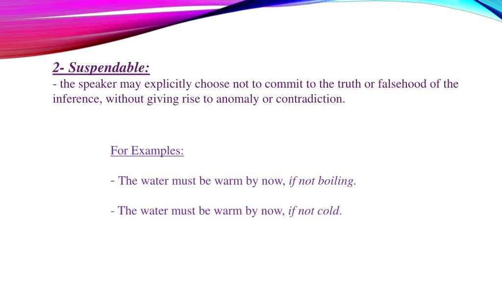 2 suspendable the speaker may explicitly choose