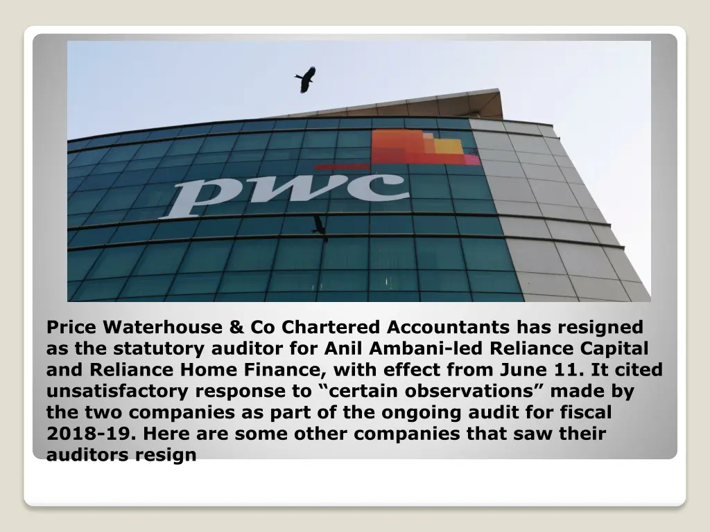 price waterhouse co chartered accountants