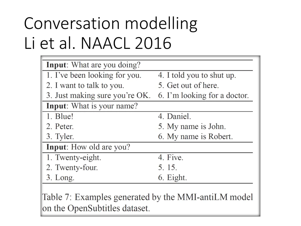 conversation modelling li et al naacl 2016