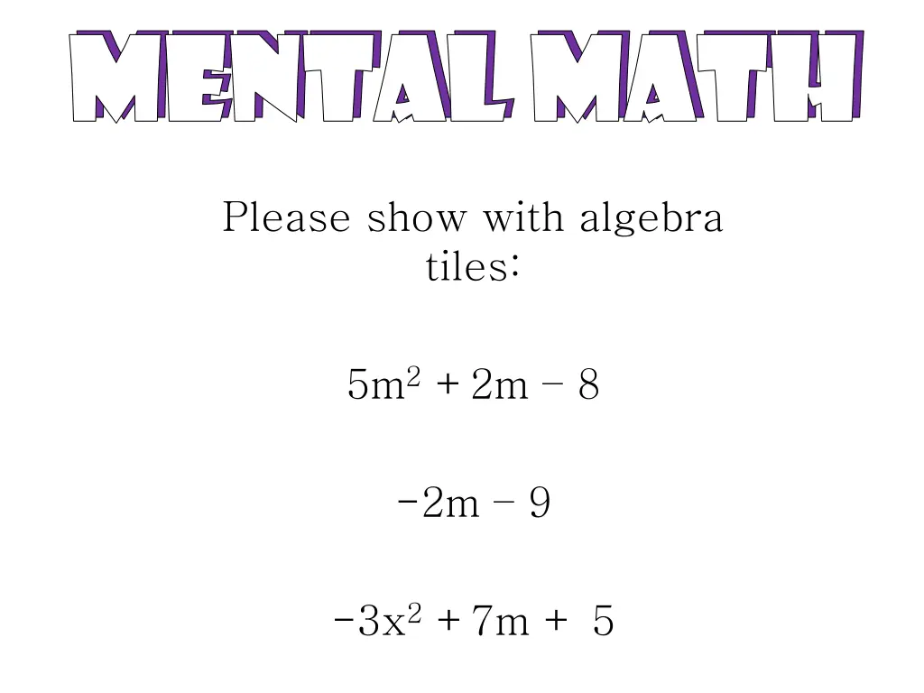 mental math mental math mental math mental math 2