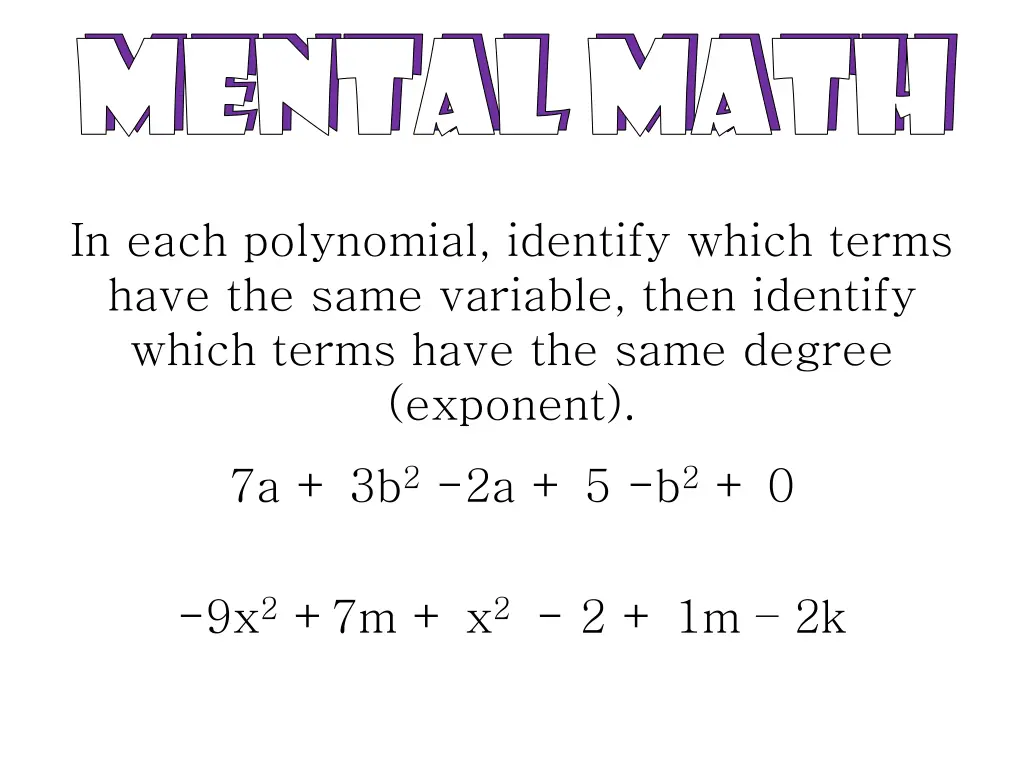 mental math mental math mental math mental math 3