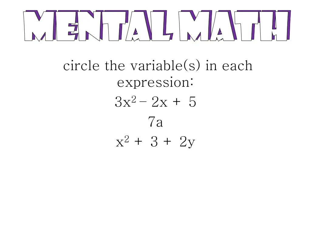 mental math mental math mental math mental math