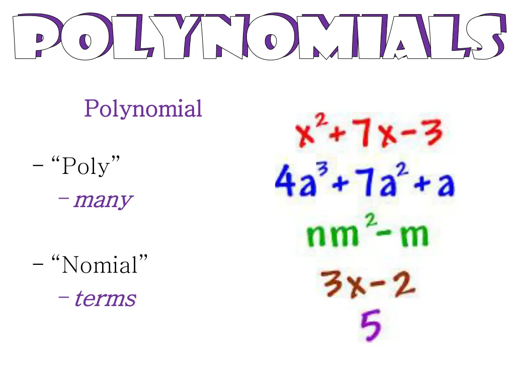 polynomials polynomials polynomials polynomials 1