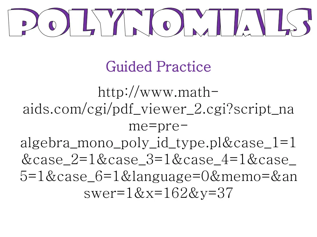 polynomials polynomials polynomials polynomials 14