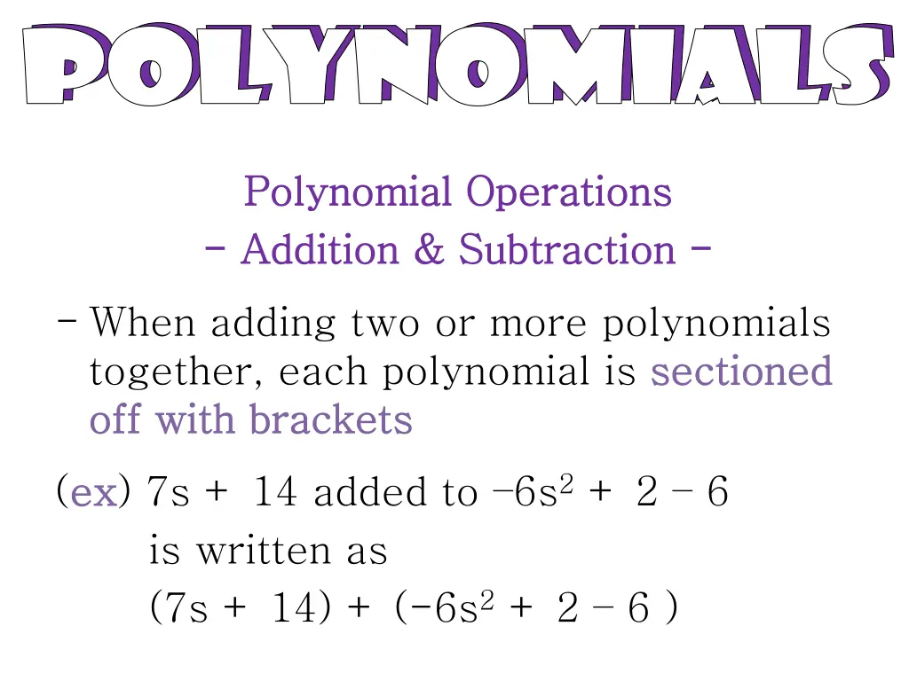 polynomials polynomials polynomials polynomials 22