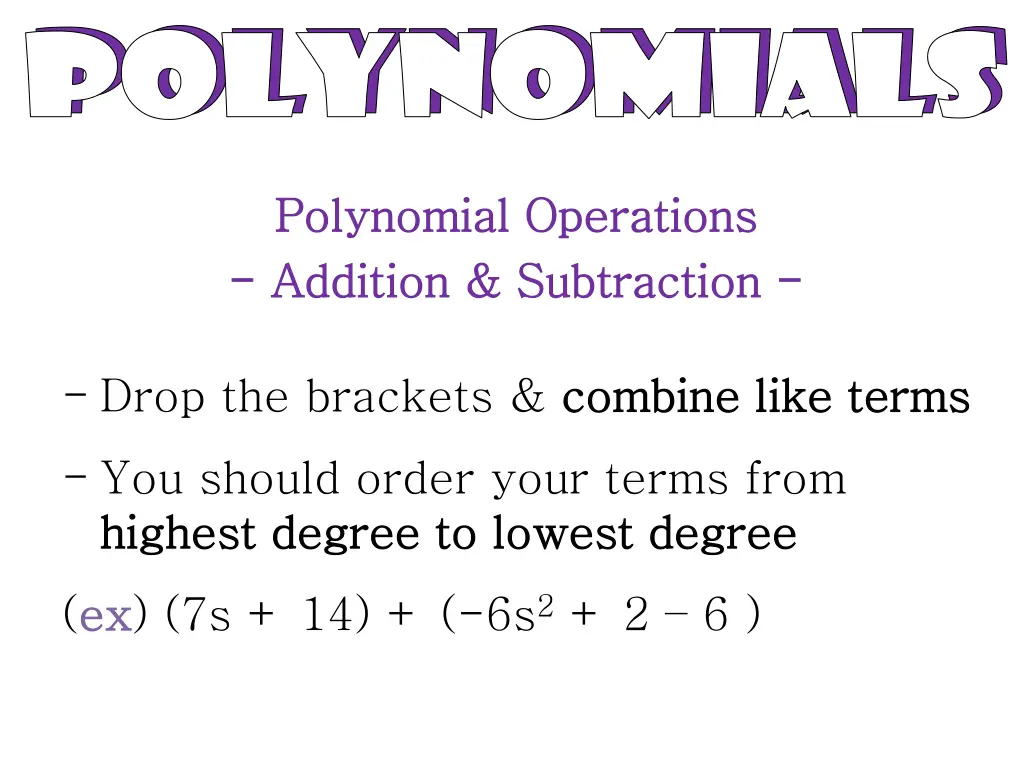 polynomials polynomials polynomials polynomials 23