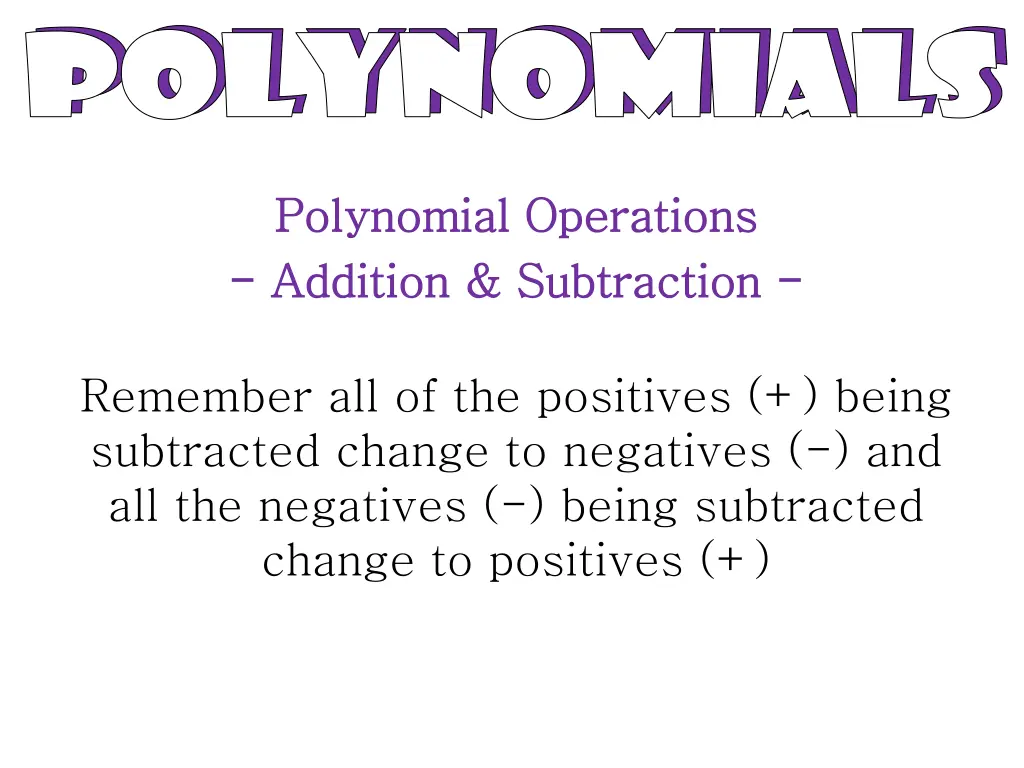 polynomials polynomials polynomials polynomials 29