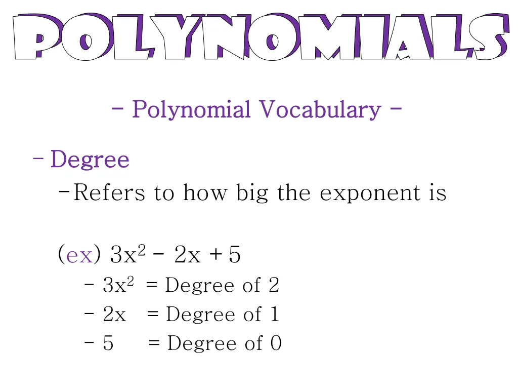 polynomials polynomials polynomials polynomials 7