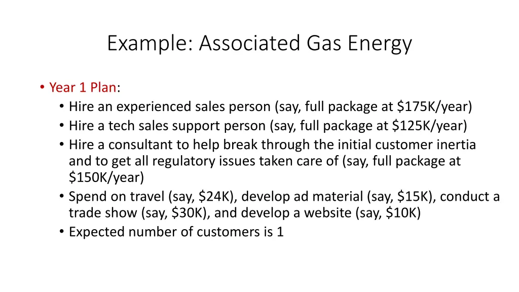 example associated gas energy 1