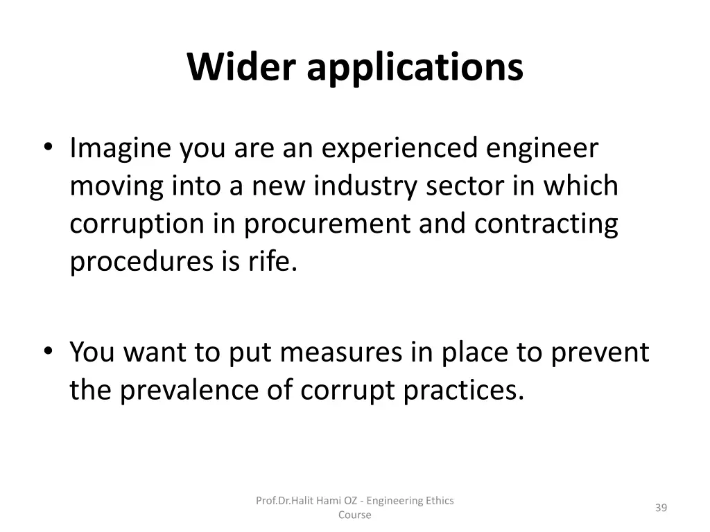 wider applications 2