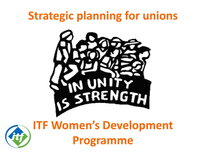 strategic planning for unions