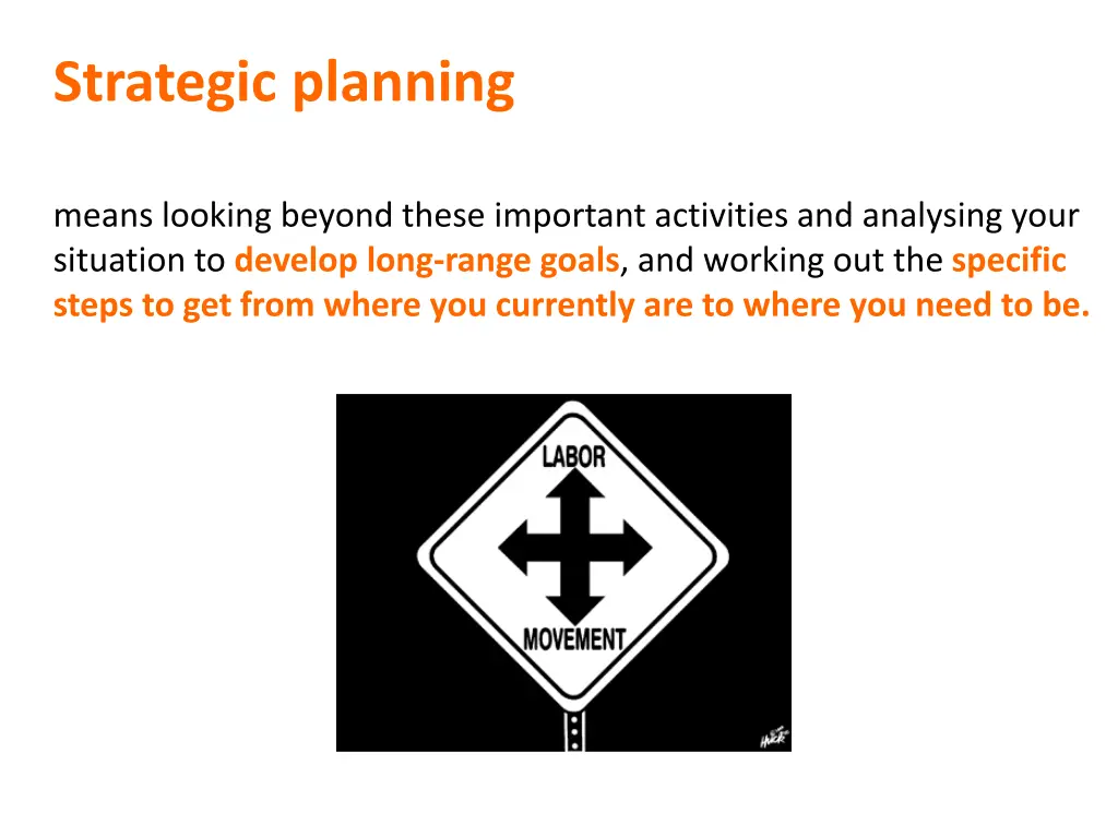 strategic planning