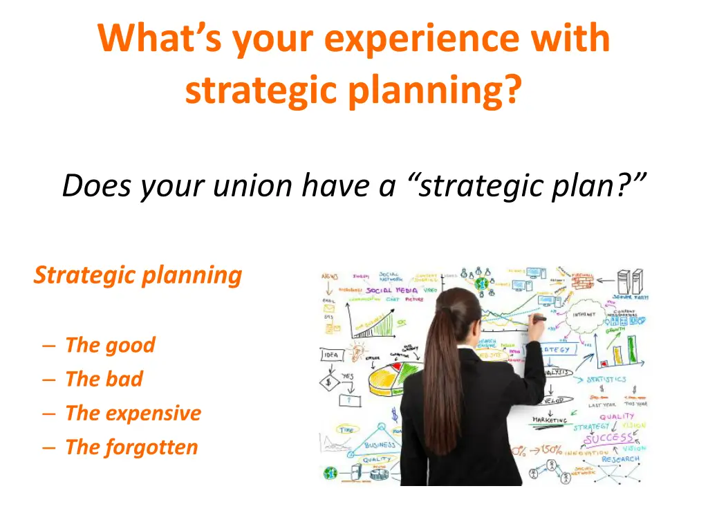 what s your experience with strategic planning