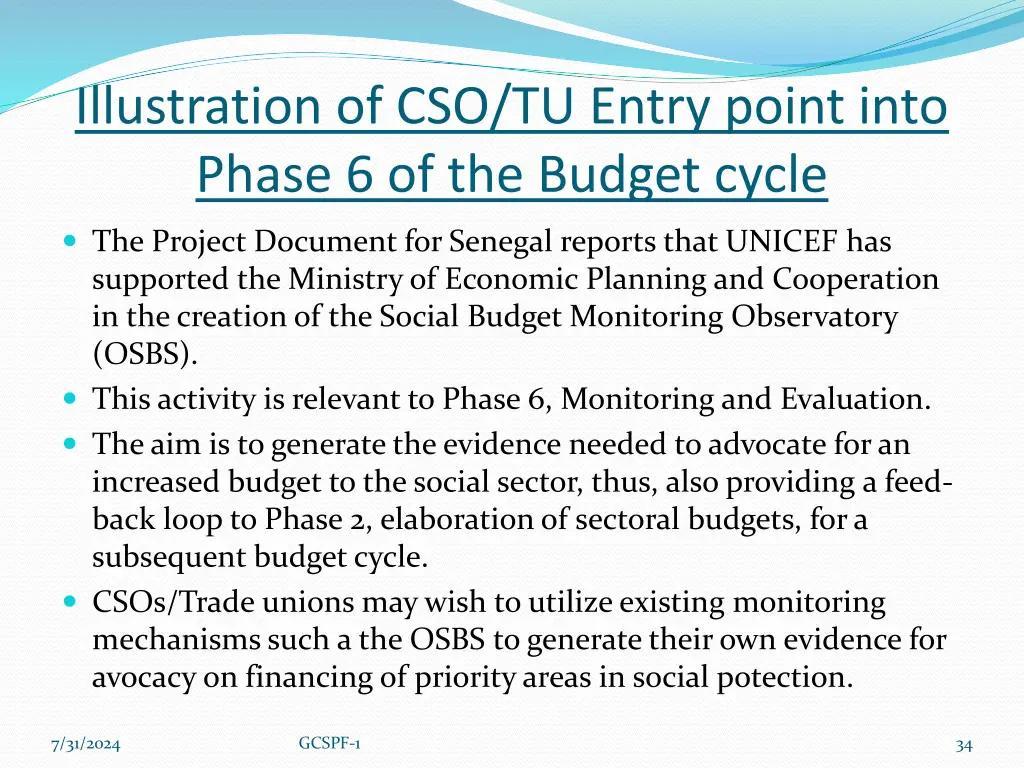 illustration of cso tu entry point into phase 1