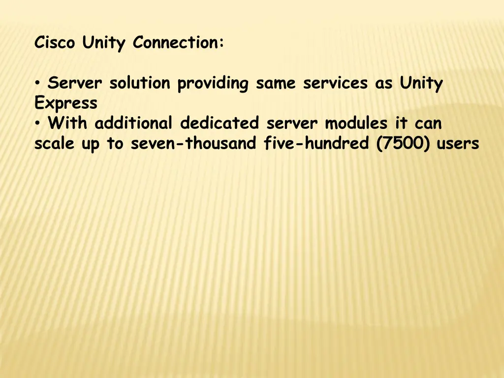 cisco unity connection