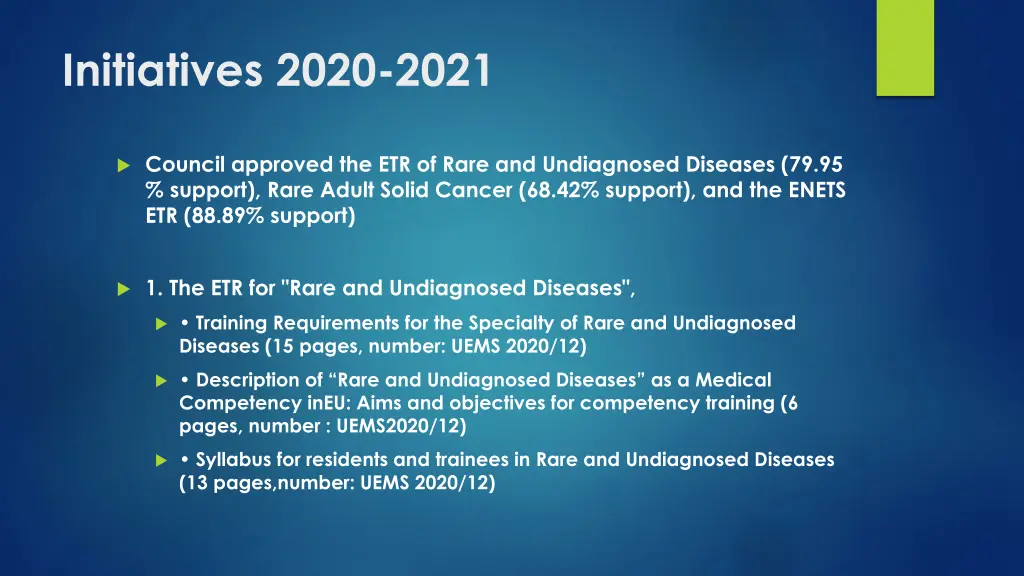 initiatives 2020 2021