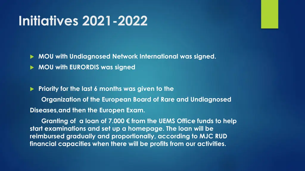 initiatives 2021 2022