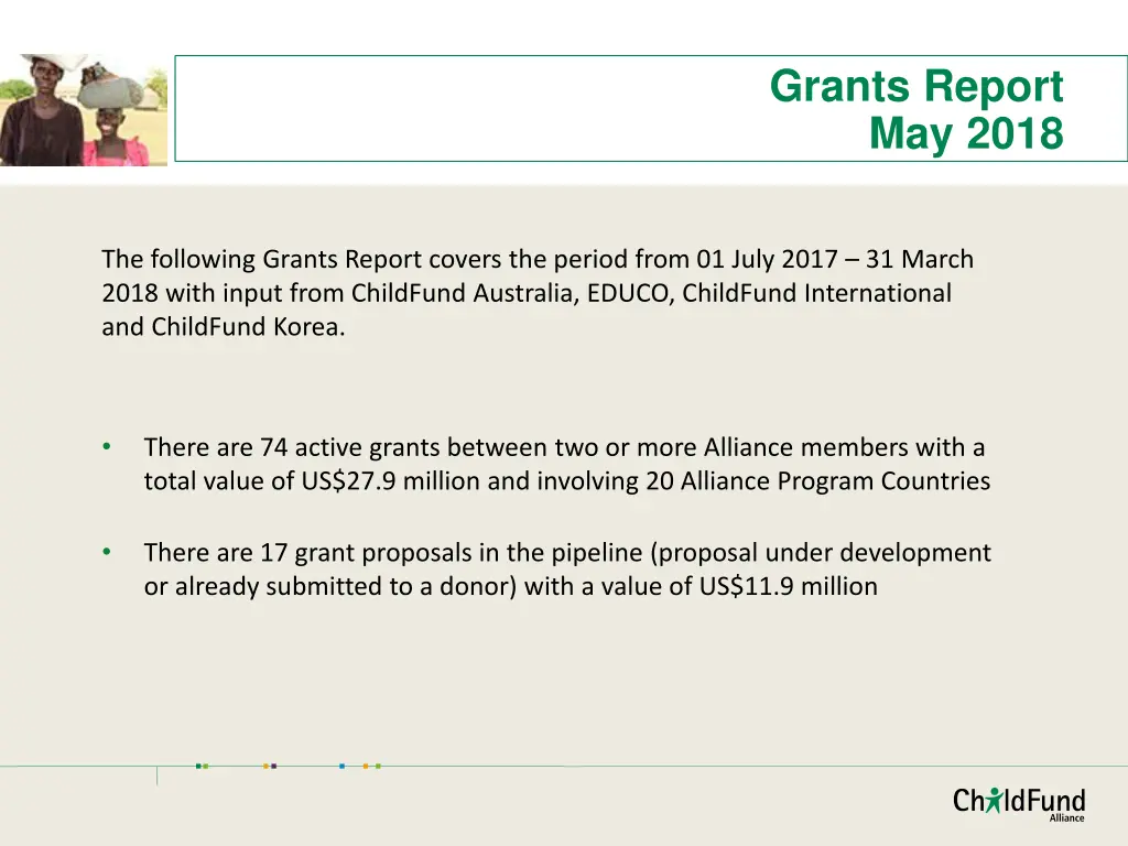 grants report may 2018