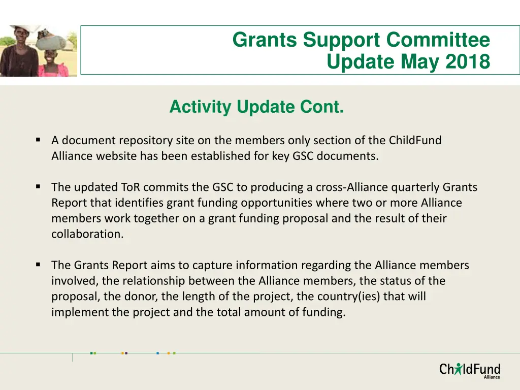 grants support committee update may 2018 1