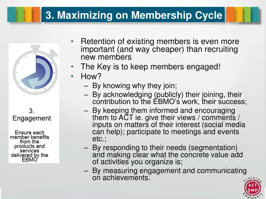 3 maximizing on membership cycle 6