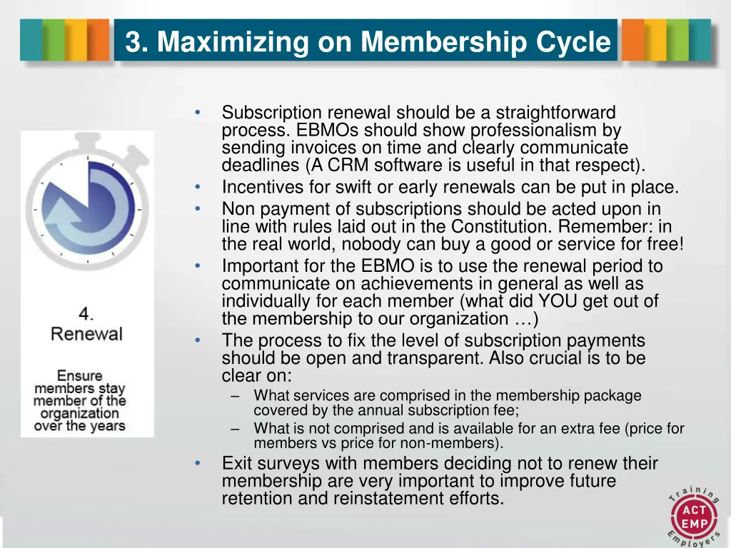 3 maximizing on membership cycle 7