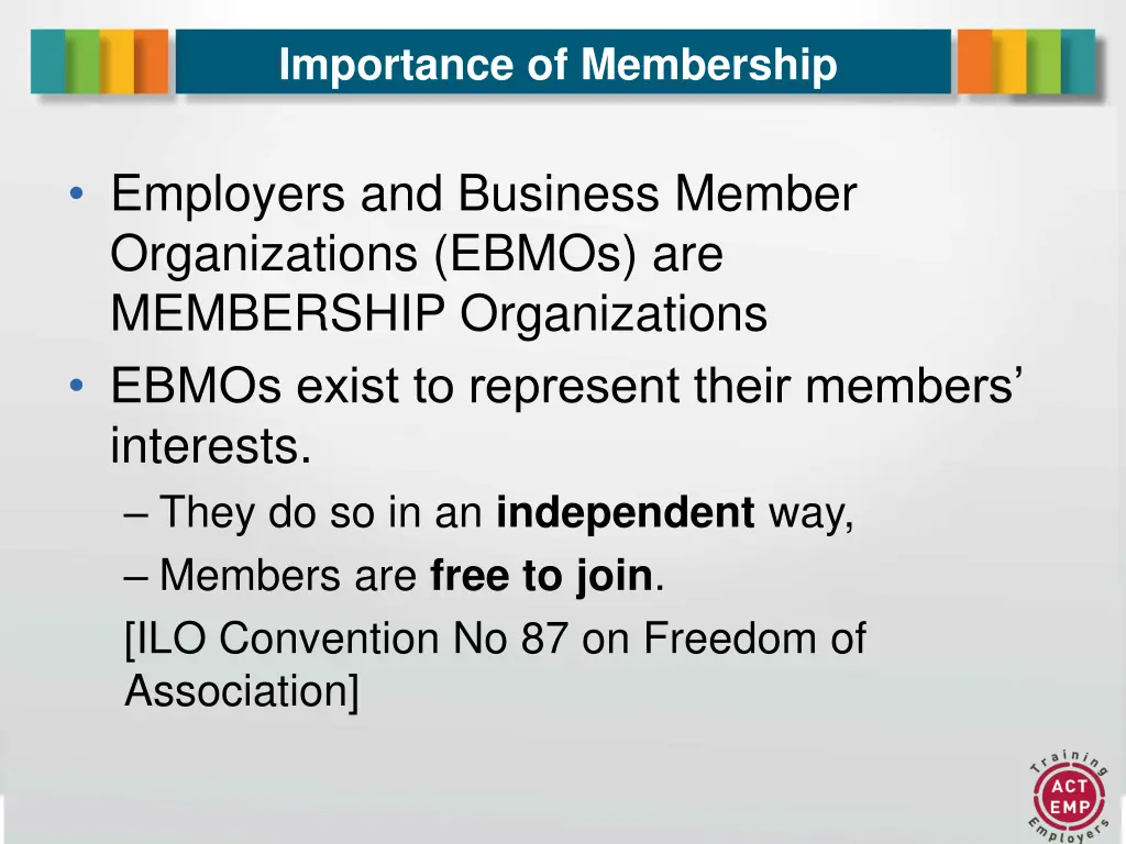 importance of membership