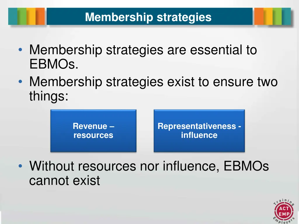 membership strategies 1