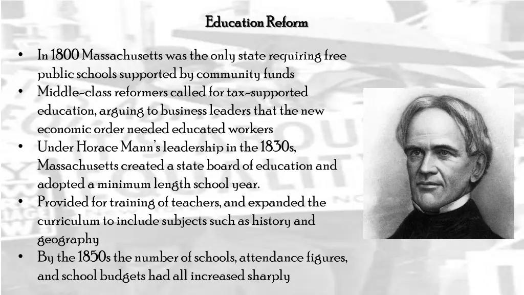 education reform education reform