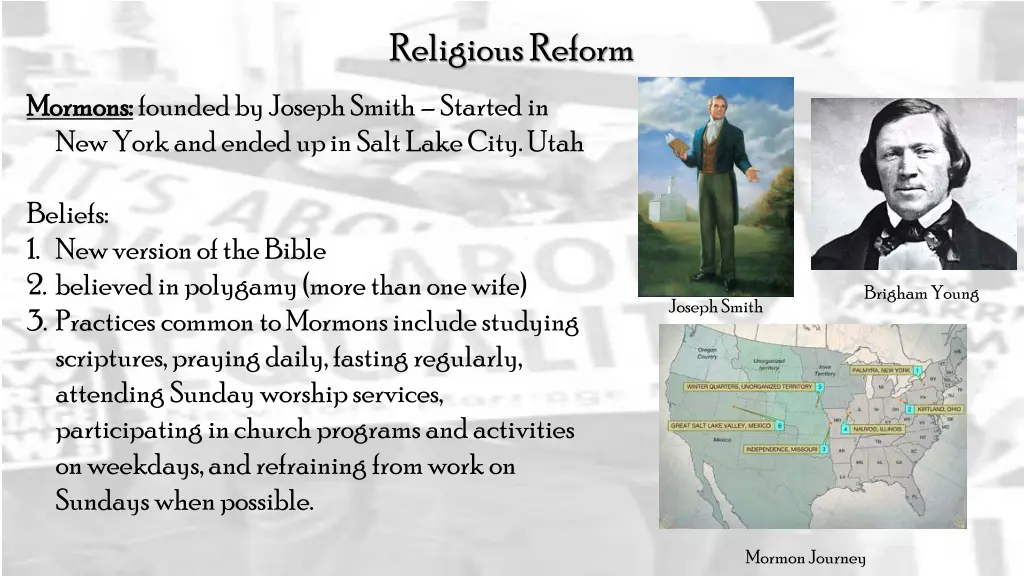 religious reform 2