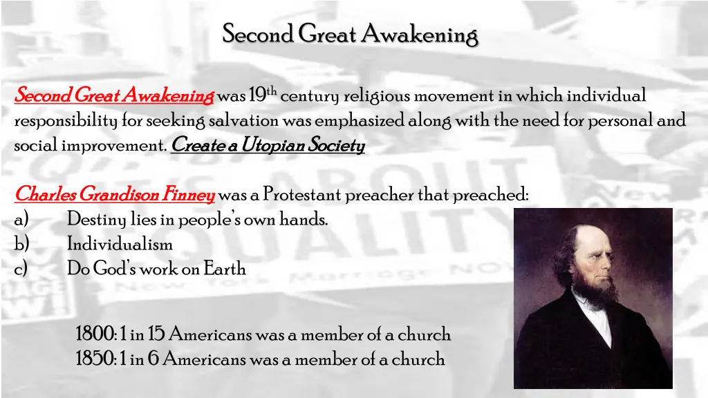 second great awakening