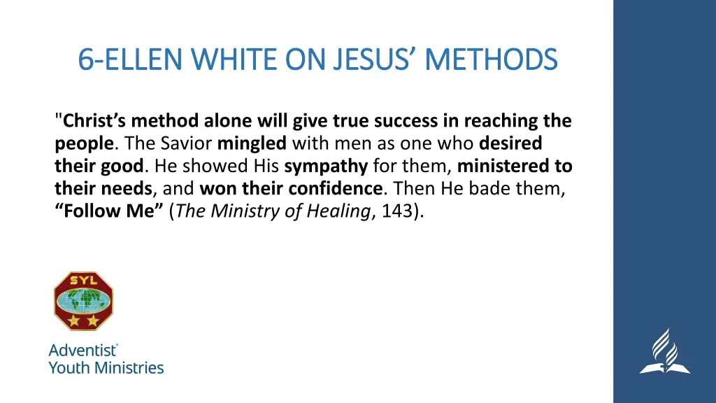 6 6 ellen white on jesus methods ellen white