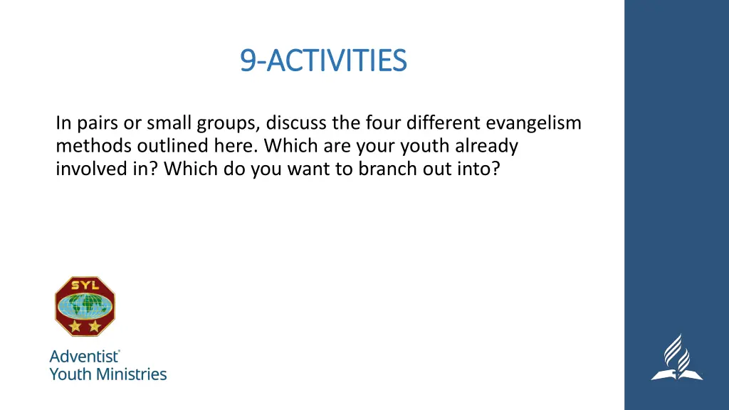 9 9 activities activities