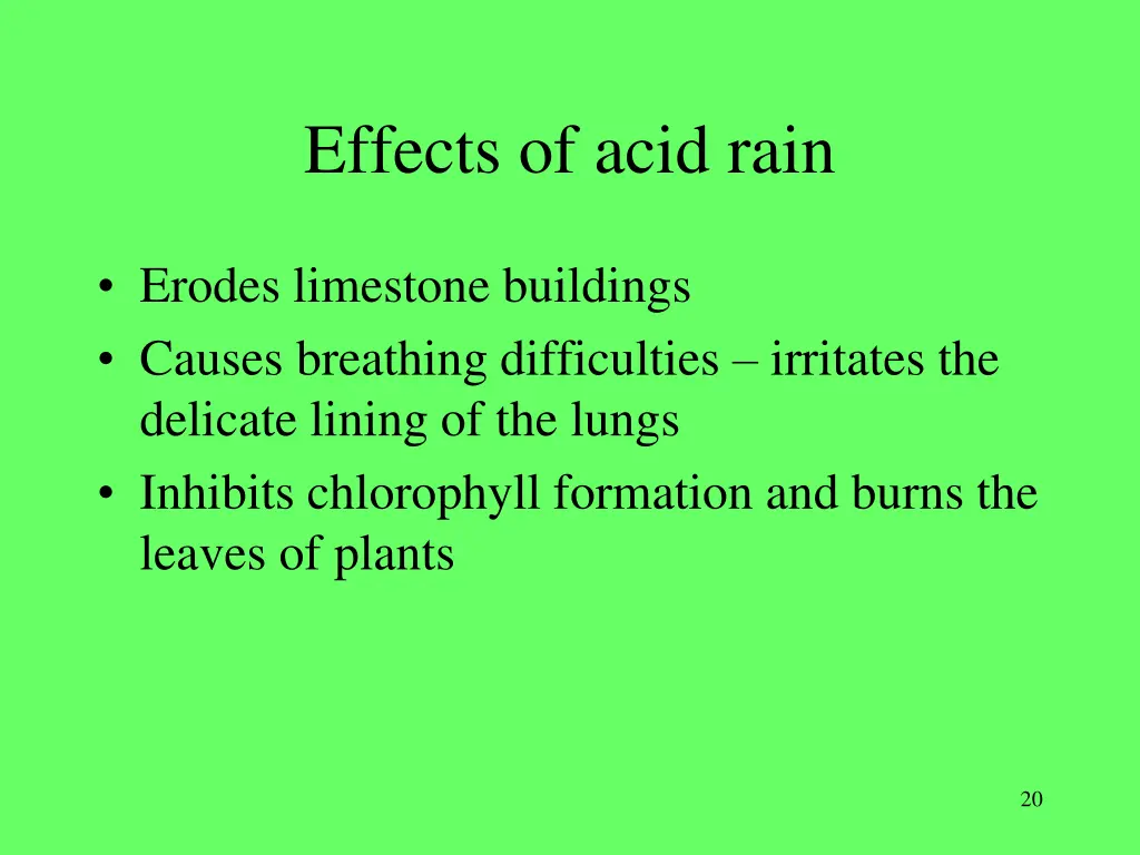 effects of acid rain 1