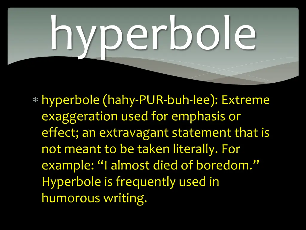 hyperbole