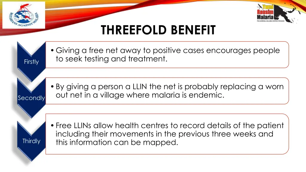 threefold benefit