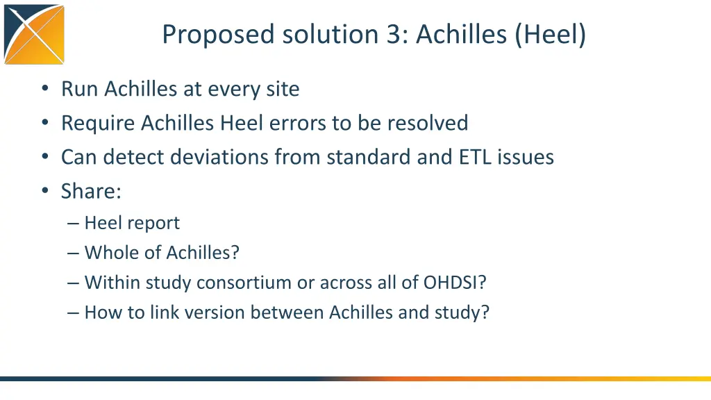 proposed solution 3 achilles heel